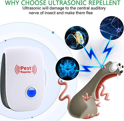 Répulsif à ultrasons pour rats – débarrasse des rats en 48 heures