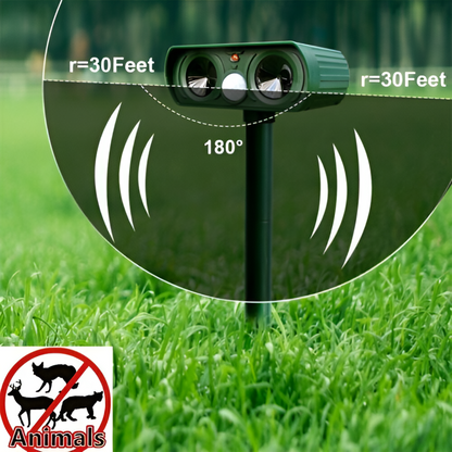 Répulsif pour animaux nuisibles solaire infrarouge