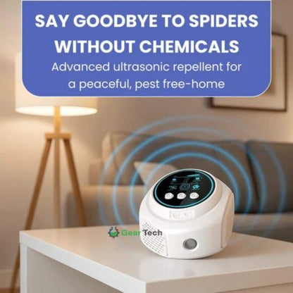 Répulsif ultrasonique anti-araignées à brancher, sans produits chimiques