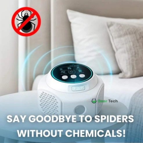 Répulsif ultrasonique anti-araignées à brancher, sans produits chimiques