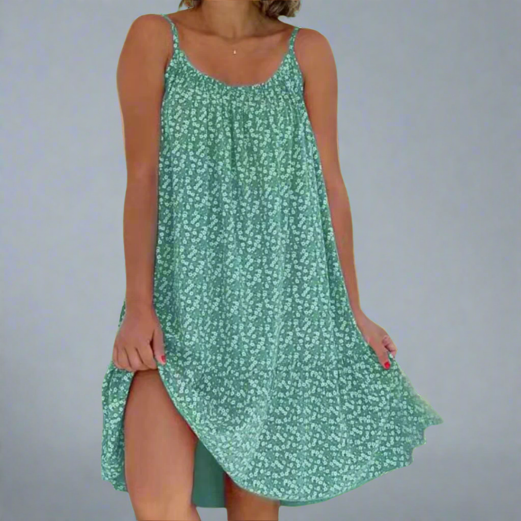 Robe à bretelles fleurie pour l'été