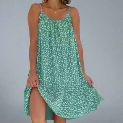 Robe à bretelles fleurie pour l'été