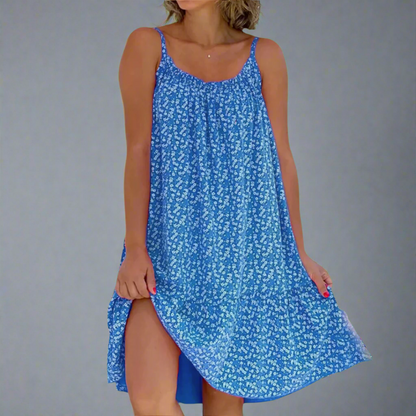 Robe à bretelles fleurie pour l'été