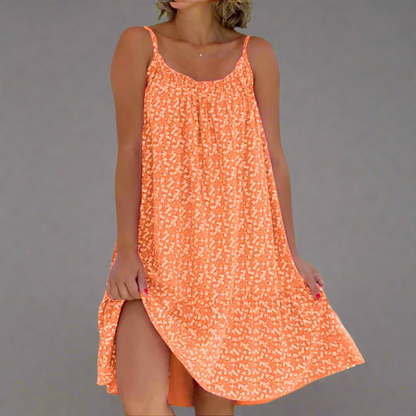 Robe à bretelles fleurie pour l'été