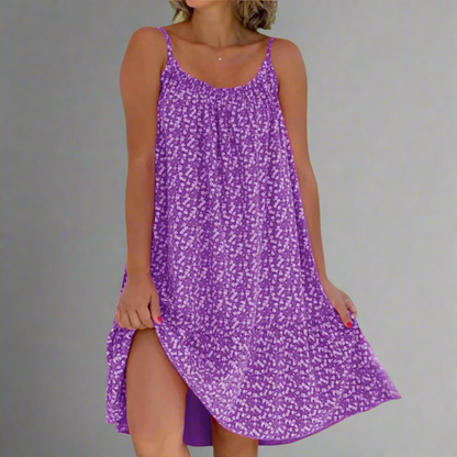 Robe à bretelles fleurie pour l'été