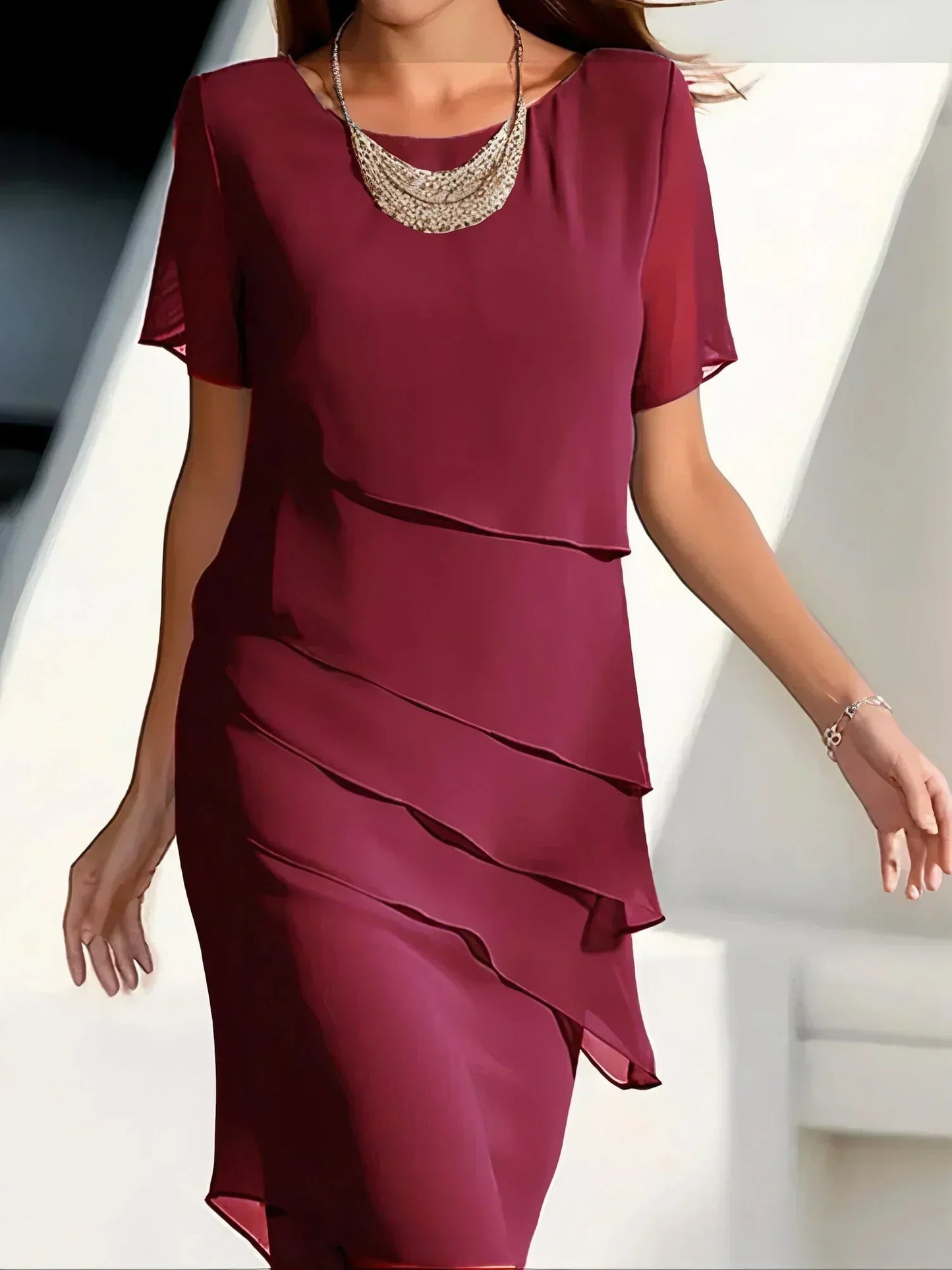 Robe d’été élégante au confort haut de gamme
