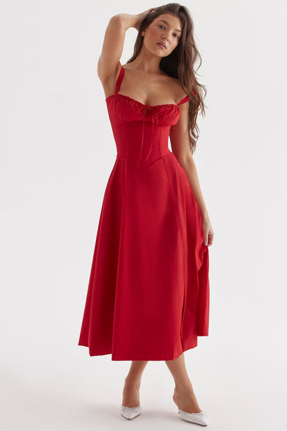 Robe de printemps - robe de soirée à imprimé floral