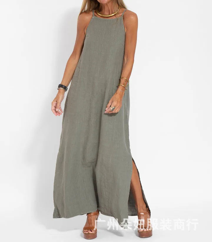 Robe élégante à fentes