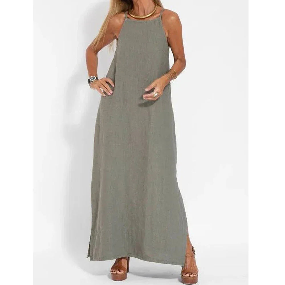 Robe élégante à fentes