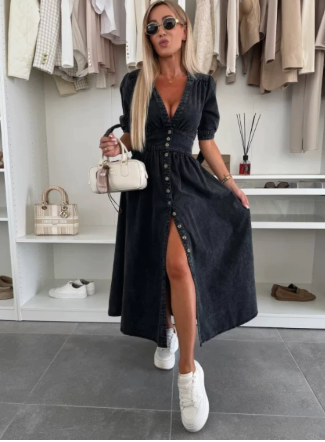 Robe en jean élégante - confortable et chic