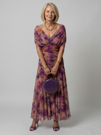Robe longue à épaules dénudées pour femme