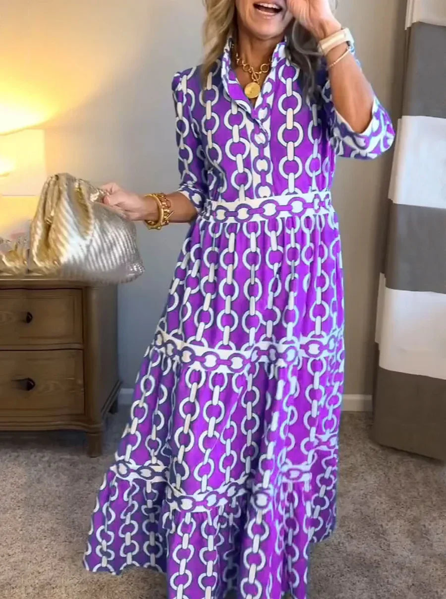 Robe longue chic pour un look de jour élégant
