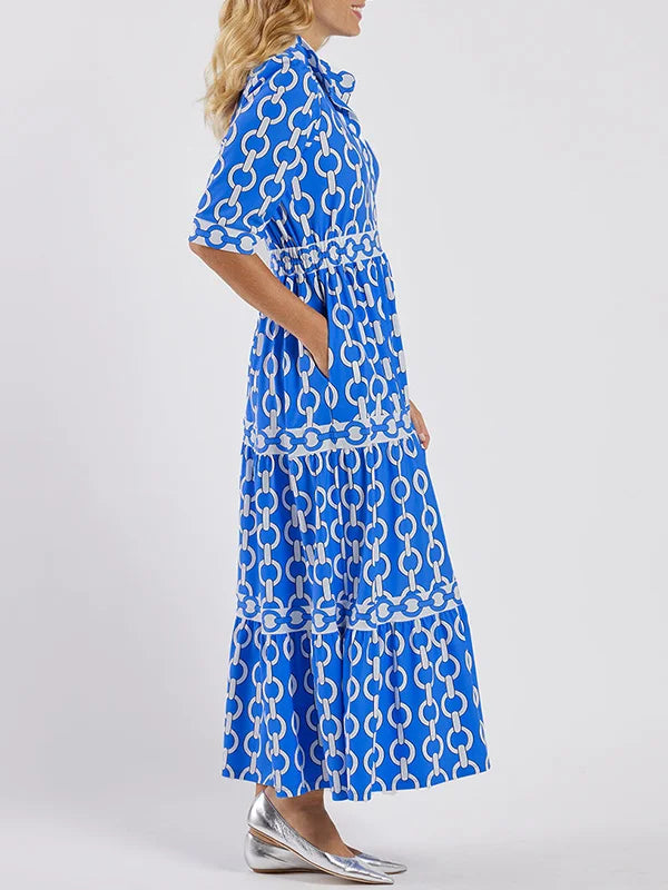 Robe longue chic pour un look de jour élégant