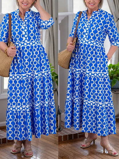 Robe longue chic pour un look de jour élégant