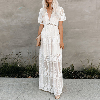 Robe longue élégante et confortable