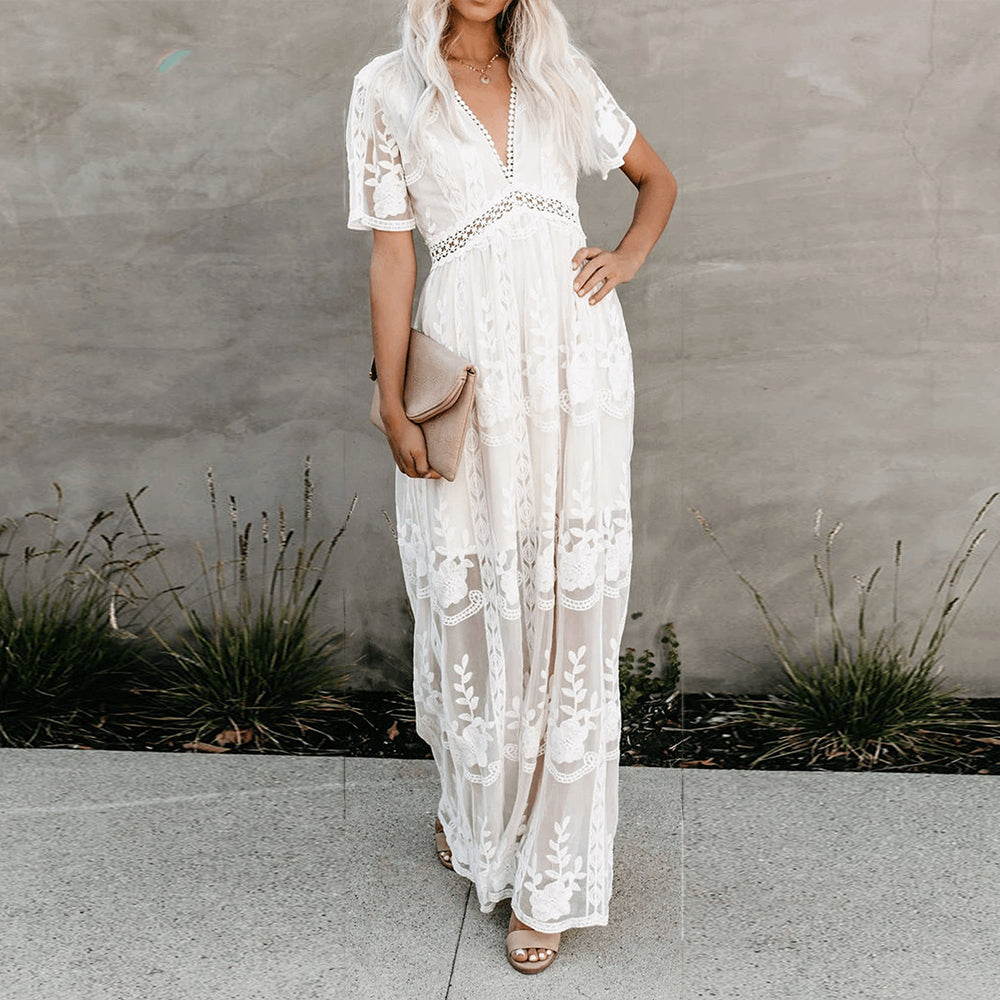 Robe longue élégante et confortable