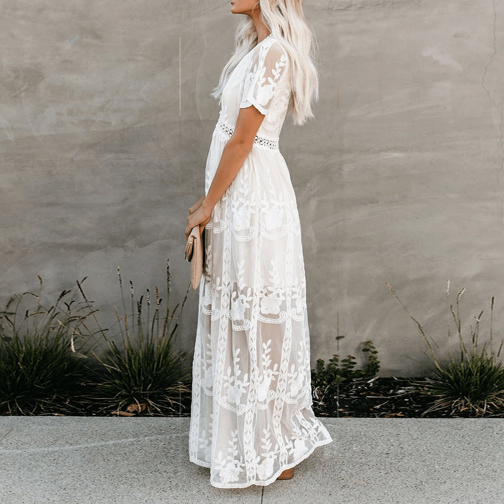Robe longue élégante et confortable