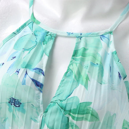 Robe longue élégante fleurie et légère pour l’été