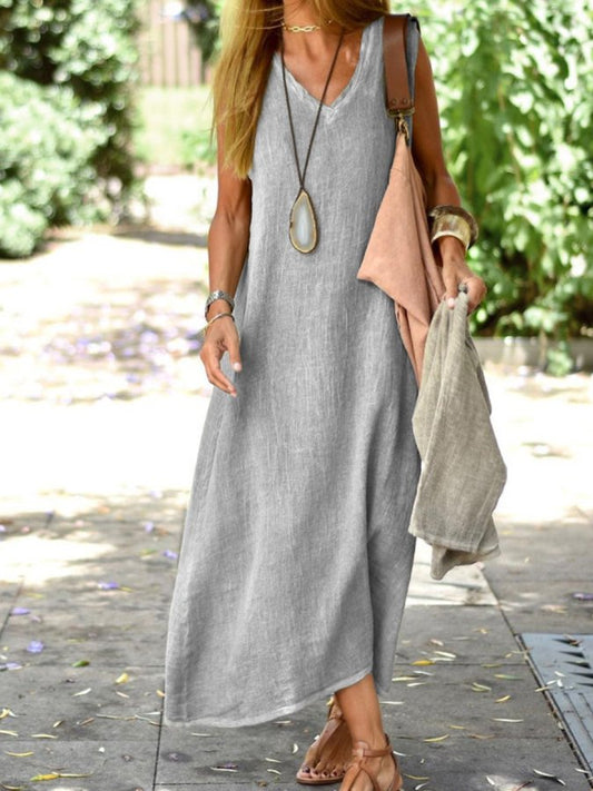 Robe longue élégante pour temps chaud