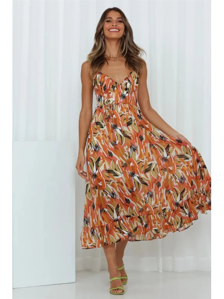 Robe midi chic et élégante