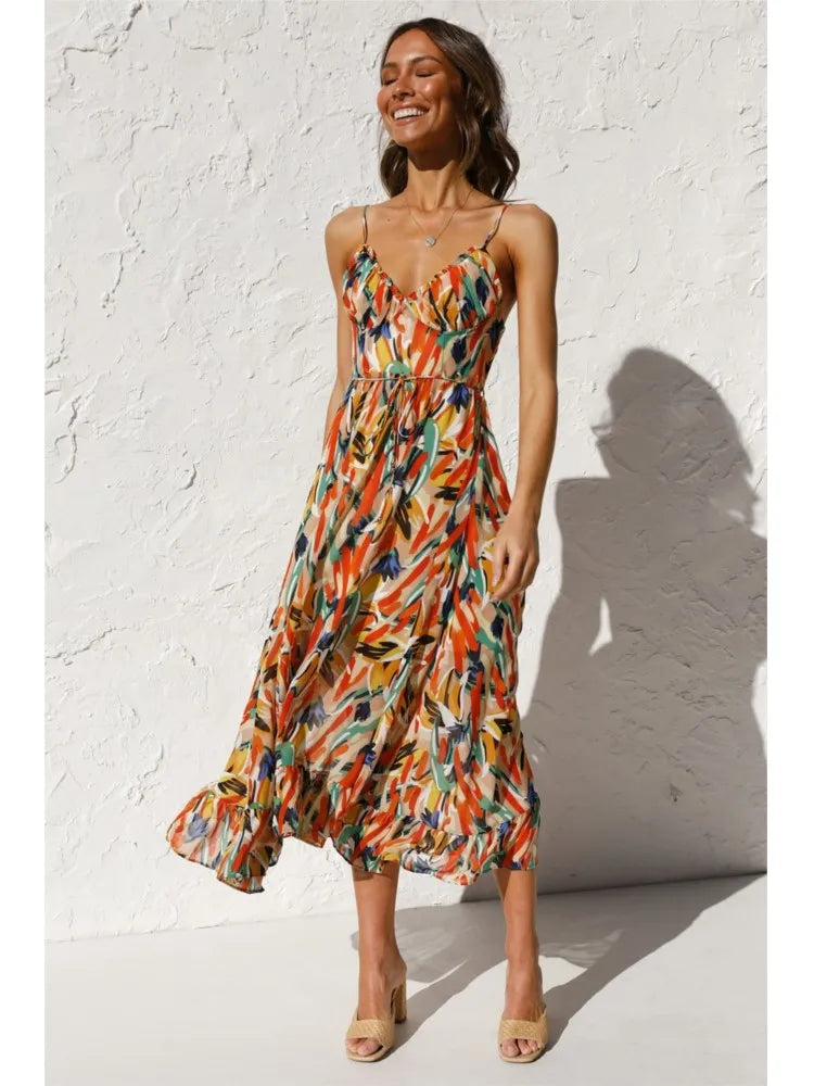 Robe midi chic et élégante