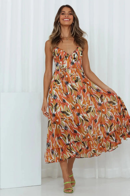 Robe midi chic et élégante