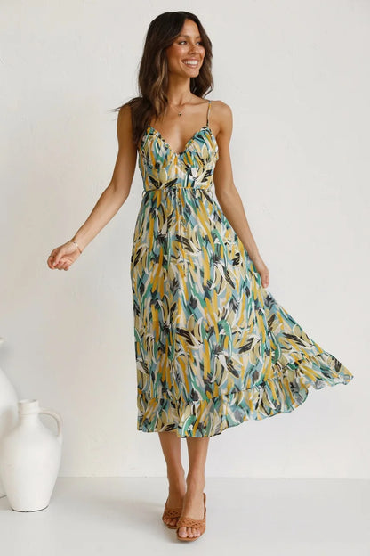 Robe midi chic et élégante