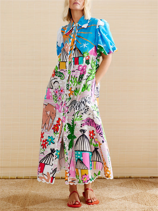 Robe midi chic pour l'été