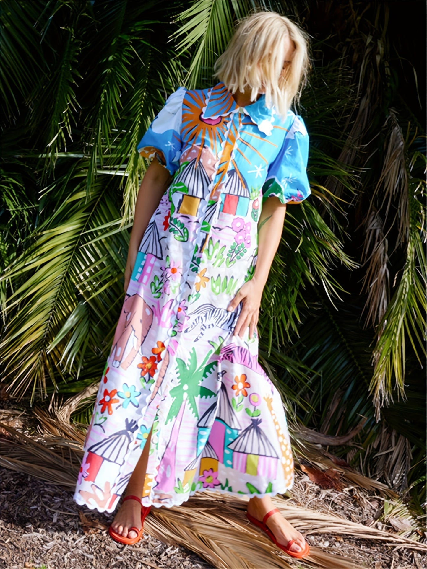 Robe midi chic pour l'été