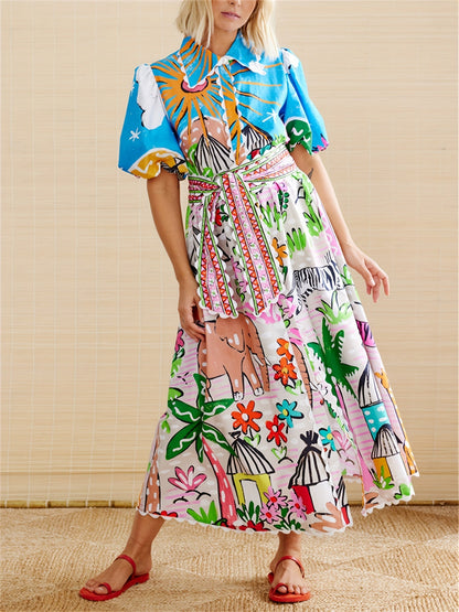 Robe midi chic pour l'été