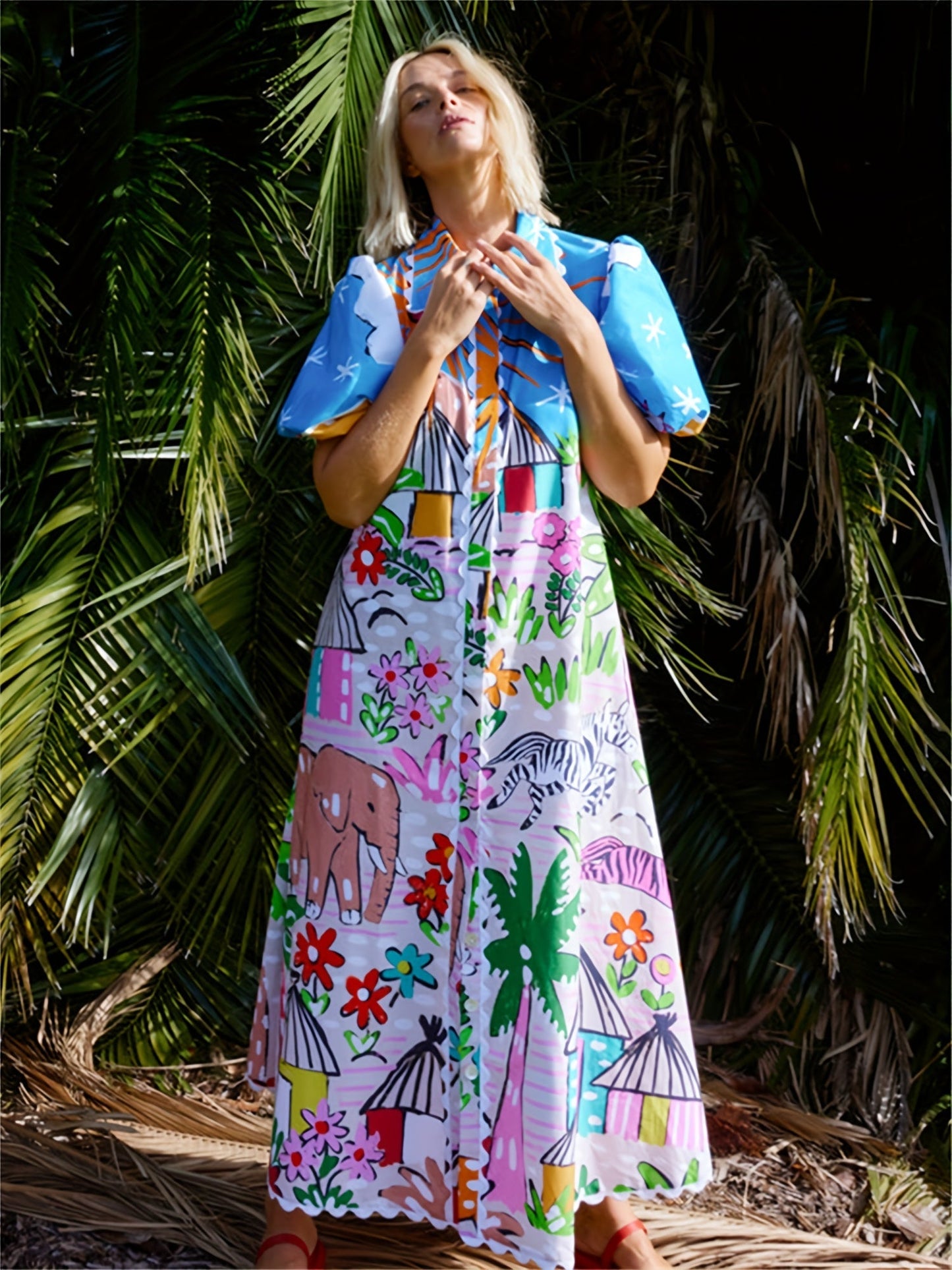 Robe midi chic pour l'été