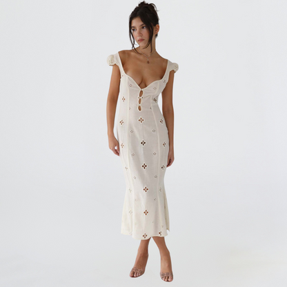 Robe midi moulante pour femme