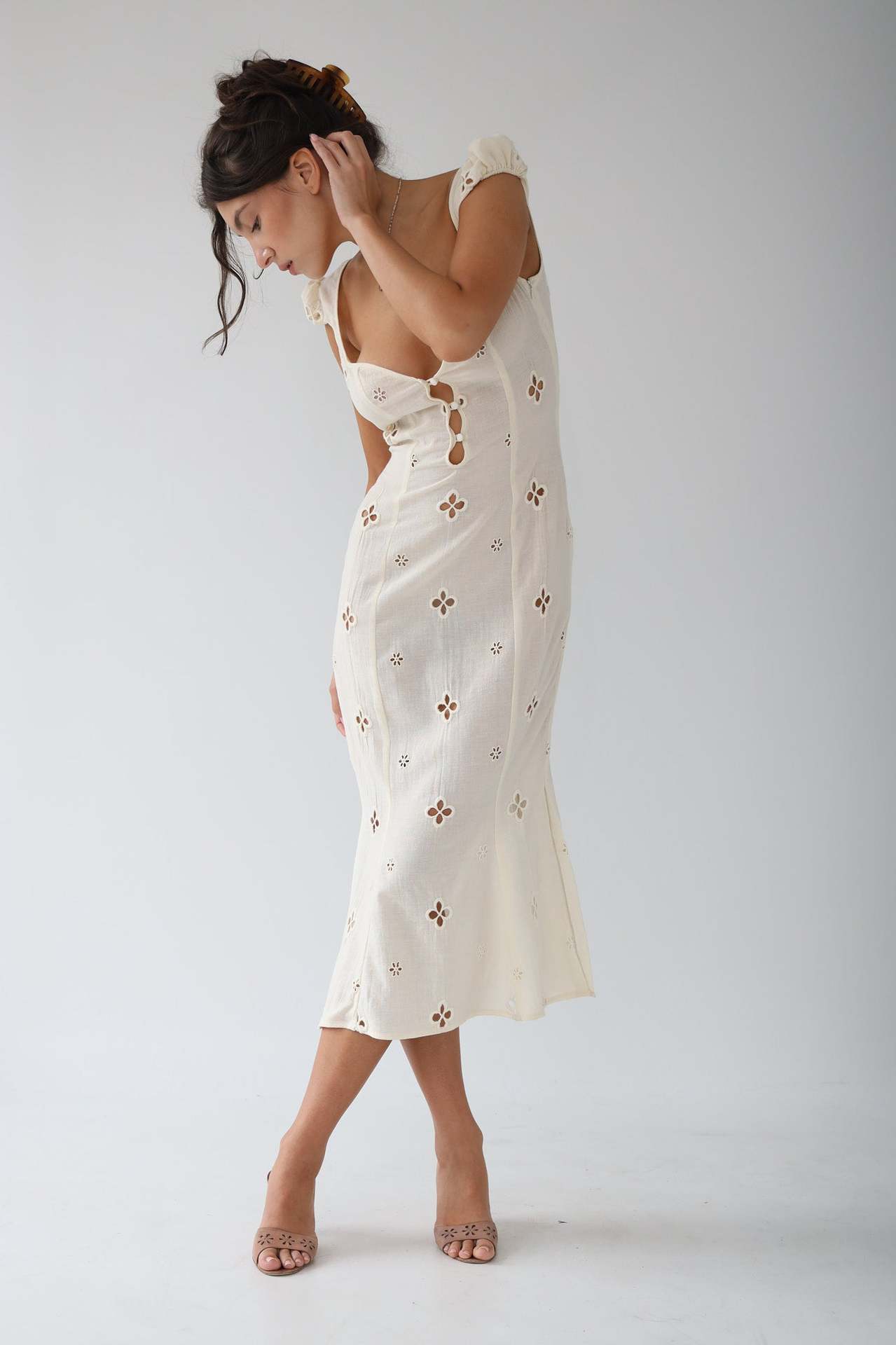 Robe midi moulante pour femme