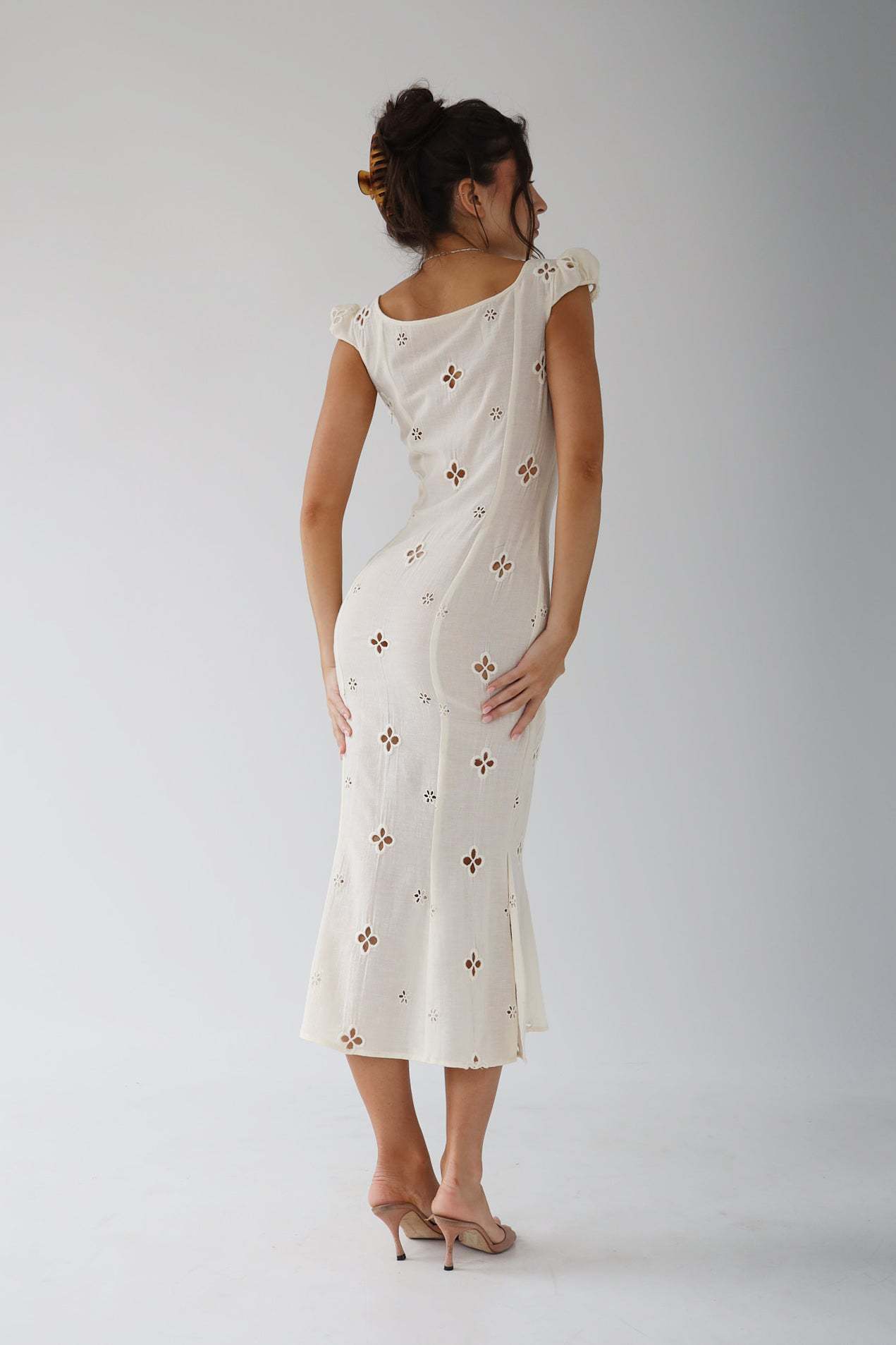 Robe midi moulante pour femme