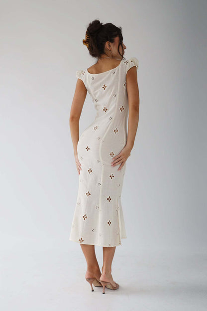 Robe midi moulante pour femme