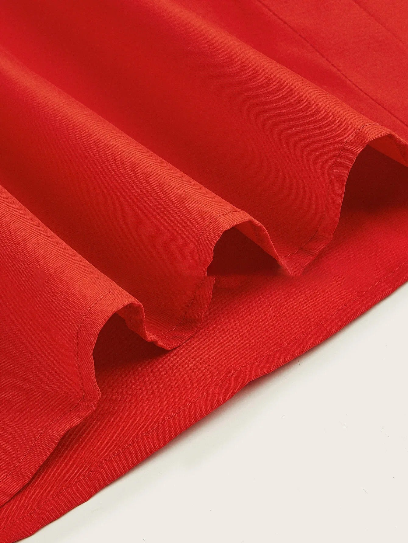 Robe midi trapèze à boutons