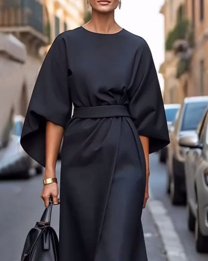 Robe portefeuille midi femme