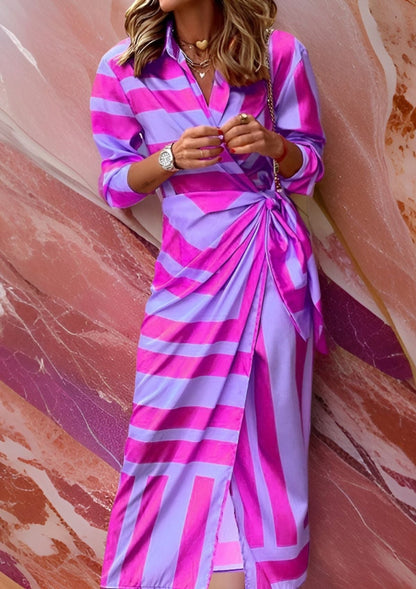 Robe portefeuille midi femme