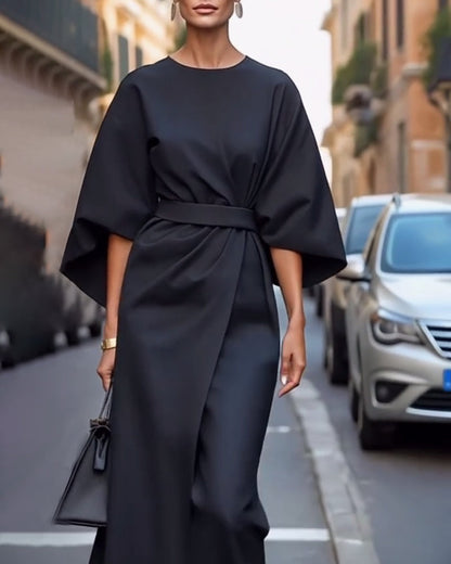 Robe portefeuille midi femme