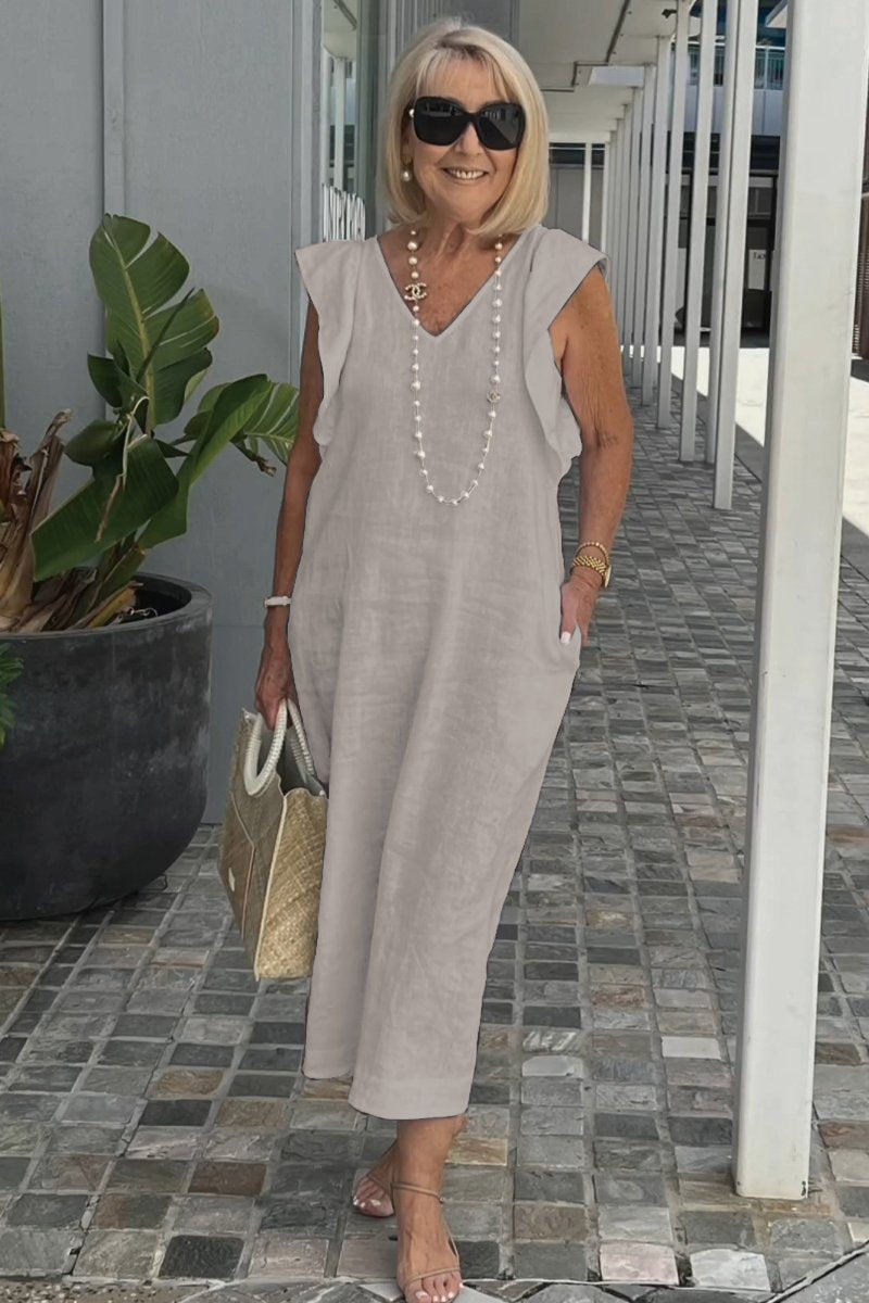 Robe sans manches élégante pour l’été