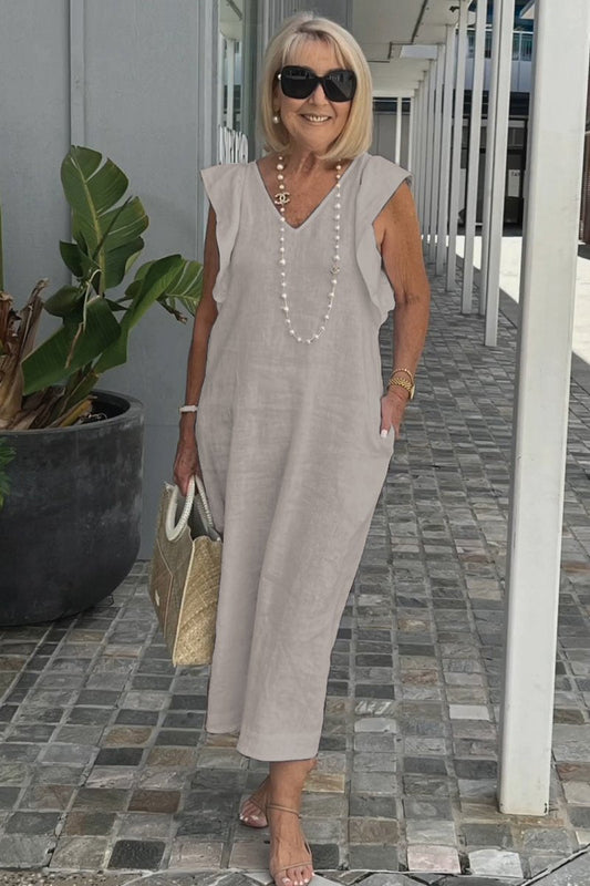 Robe sans manches élégante pour l’été