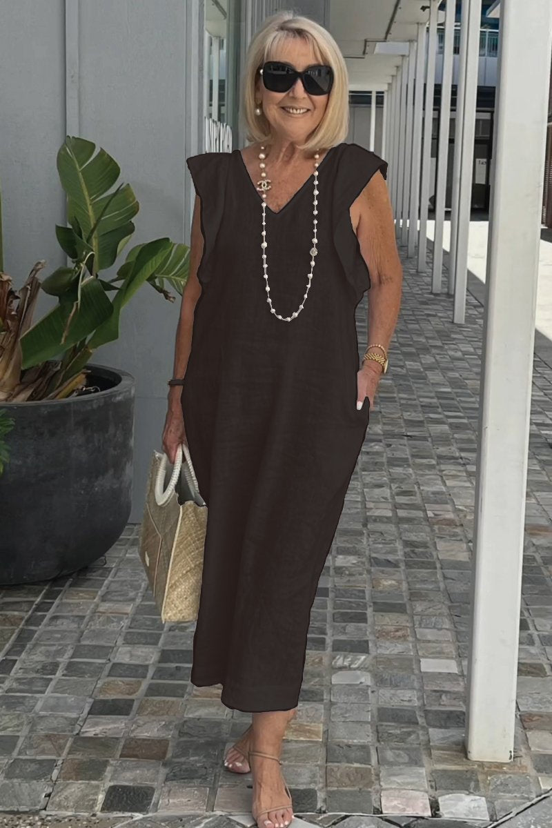 Robe sans manches élégante pour l’été