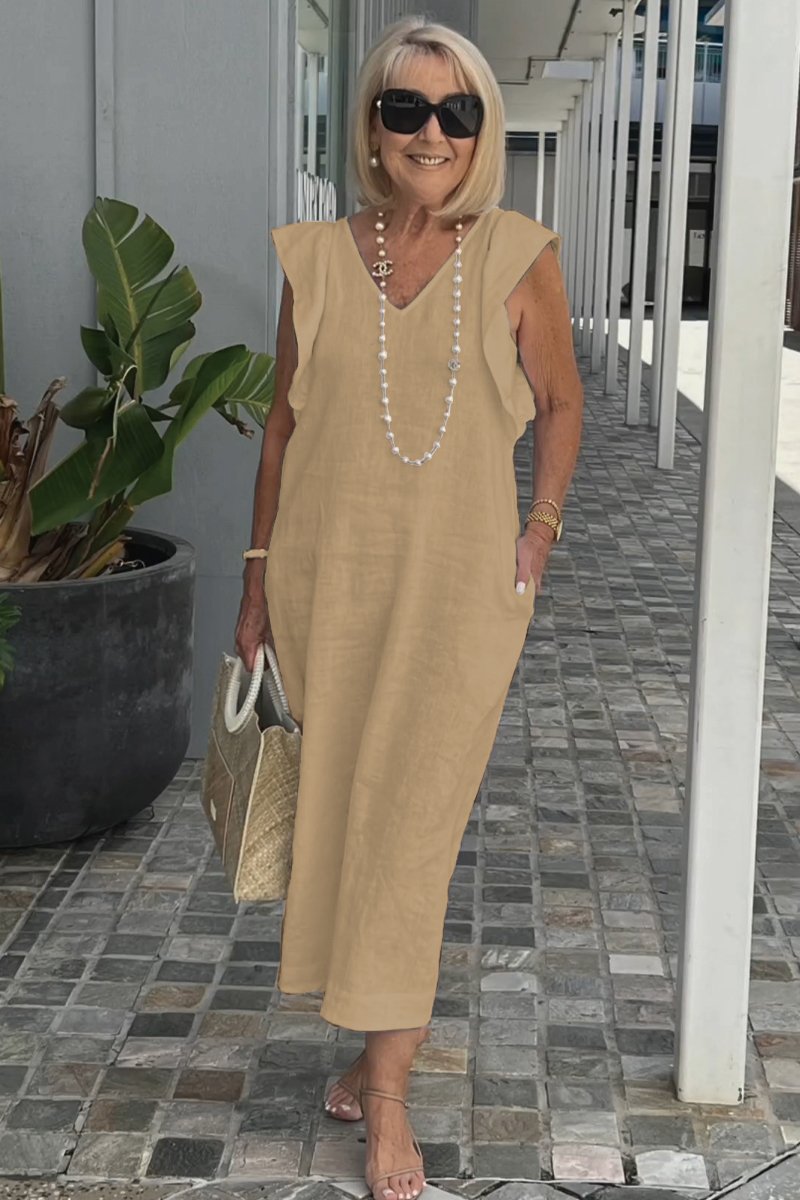 Robe sans manches élégante pour l’été