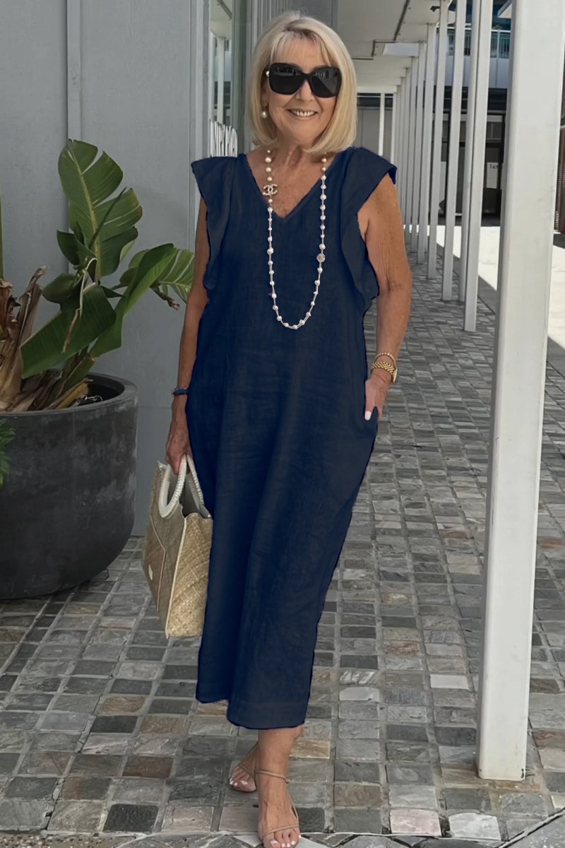 Robe sans manches élégante pour l’été