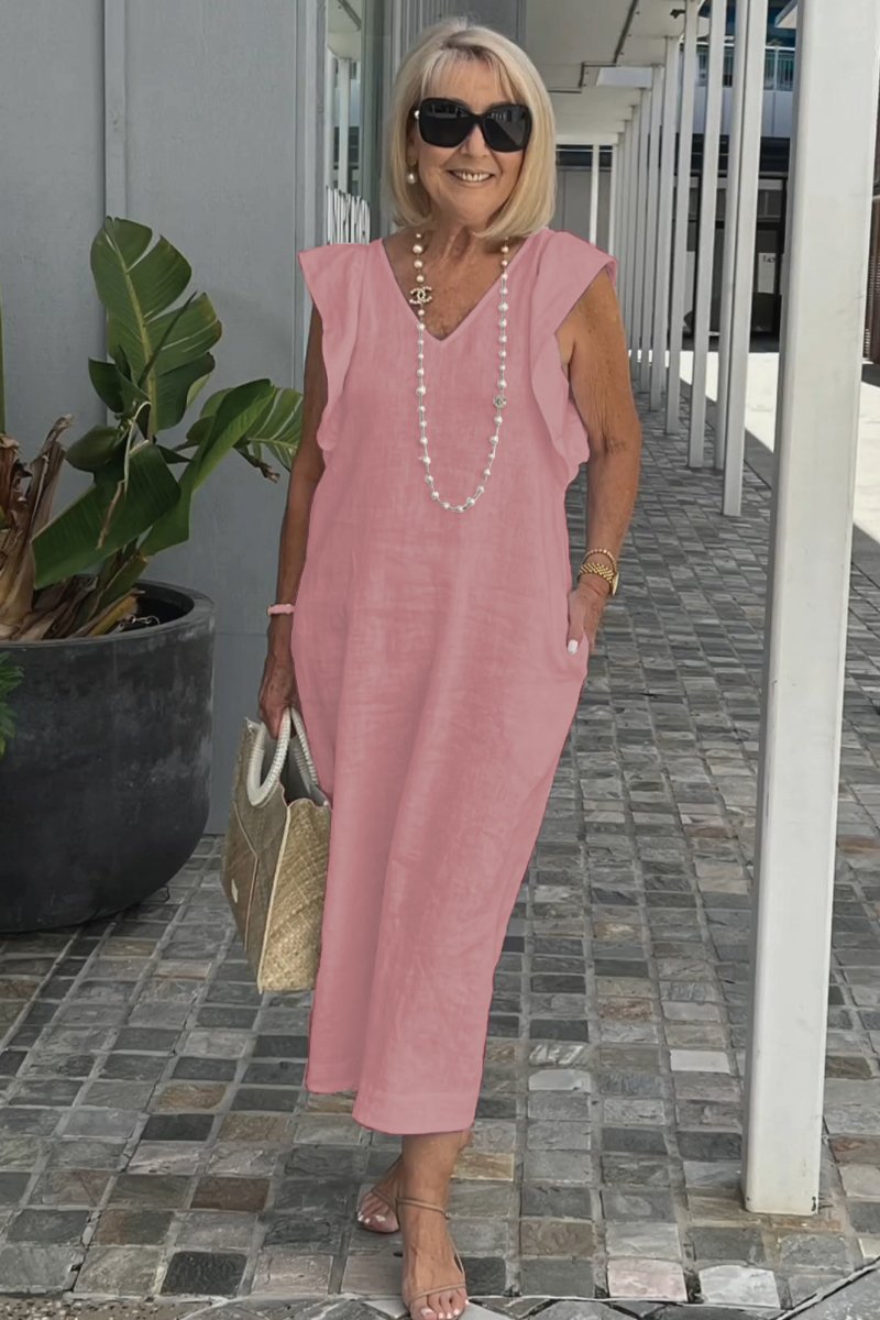 Robe sans manches élégante pour l’été