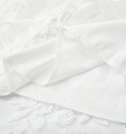 Robe trapèze mini à fleurs pour femme