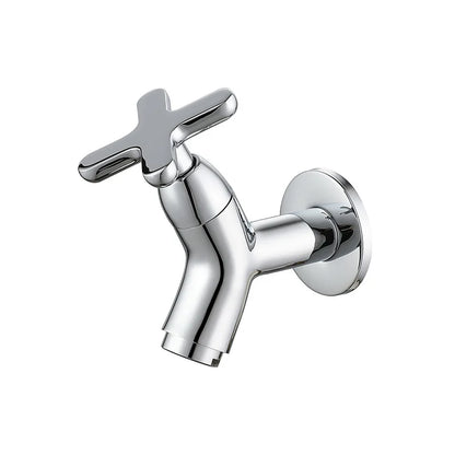 Robinet mural en laiton massif - eau froide uniquement