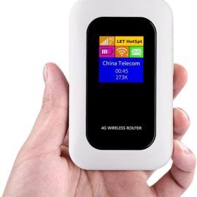 Routeur Wi-Fi 5G portable | connexion sécurisée et à haut débit pour les déplacements et la maison