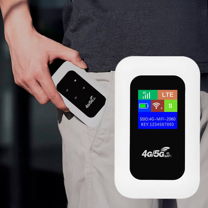 Routeur Wi-Fi 5G portable | connexion sécurisée et à haut débit pour les déplacements et la maison