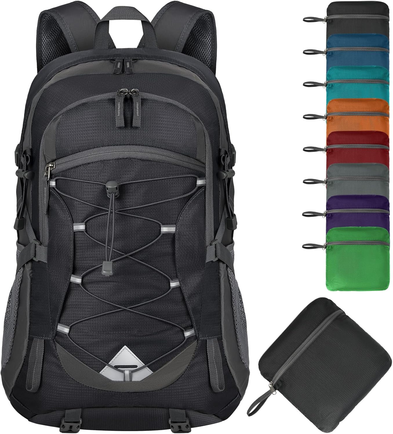 Sac à dos 40 L imperméable de randonnée et de camping — léger et pliable